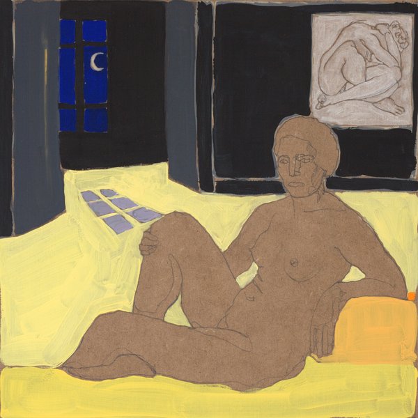 Pose - 30x30 - tempera